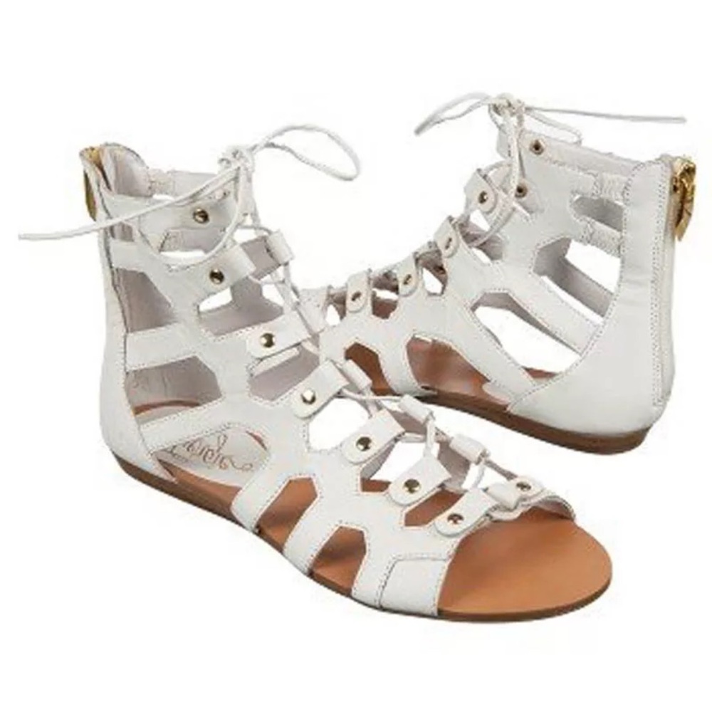 New Fergie Women's Glow Gladiator Sandals sz 6.5